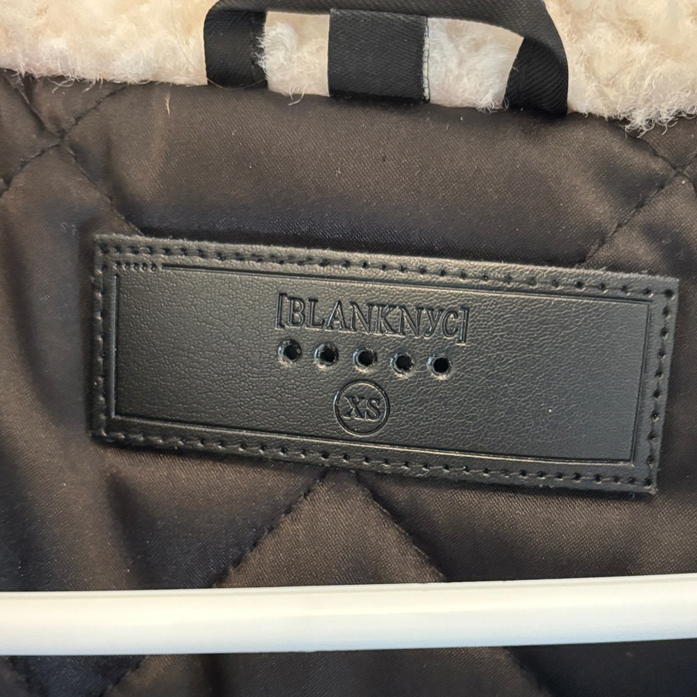 Blank NYC Multicolor Crochet and Sherpa Jacket - Picture 2 of 3